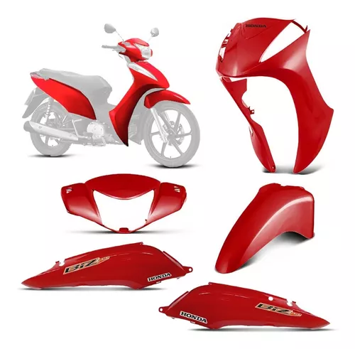 Kit Adesivo Personalizado Moto Honda Biz 100 Ca14090