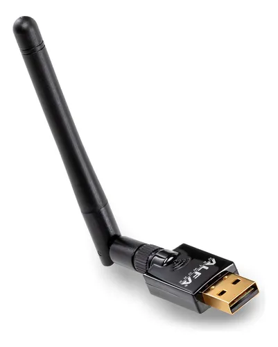 Alfa Network Awus036acs Wide-coverage Dual-band Ac600 Usb Wireless Wi-fi Adapter W/ High-sensitivity External Antenna - Windows, Macos & Kali Linux Supported