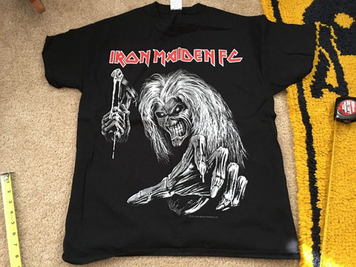 Camiseta Negra Iron Maiden Importada Usa Talla Large