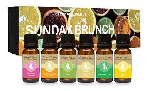 Aromaterapia Aceites - Sunday Brunch - Gift Set Of 6 All Nat