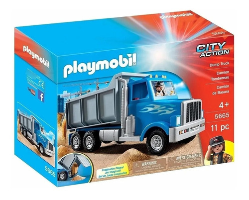Playmobil City Action Camión Volcador De Basura #5665