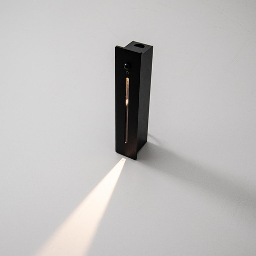 Balizador Led Rift Com Sensor De Presença Ip20 Bella St3166 Estrutura Preto 127/220v