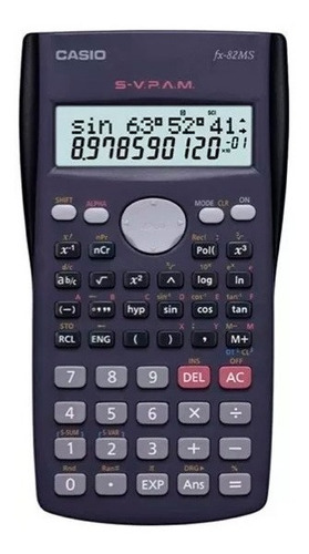 Calculadora Científica Casio Fx-82ms Color Gris oscuro