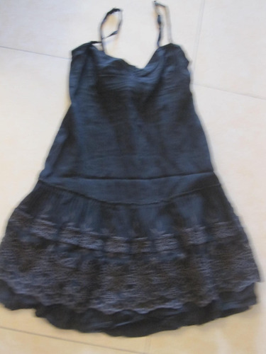 Vestido 47 Street Negro Divino Verano 14 Años Aprox Impecabl