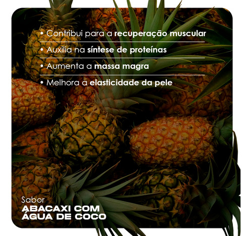 Pineapple Whey Sabor Abacaxi Com Água De Coco 450g Essential