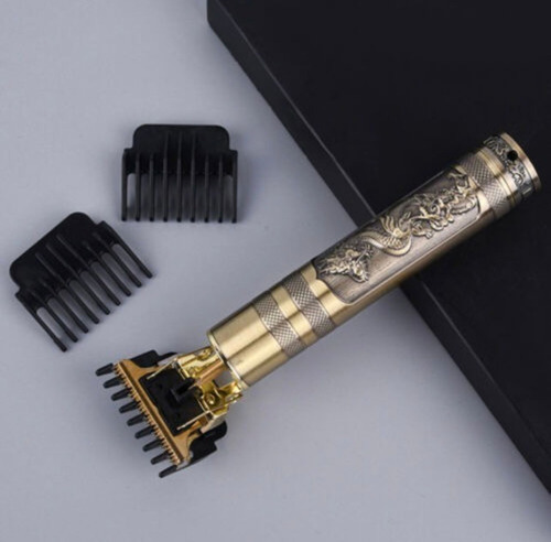 Máquina Profesional Corta Patilla Barba Pelo Vintage USB