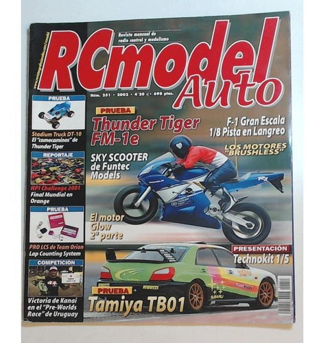 Revista Rcmodel Auto De Radio Control Y Modelismo 251 - 2002