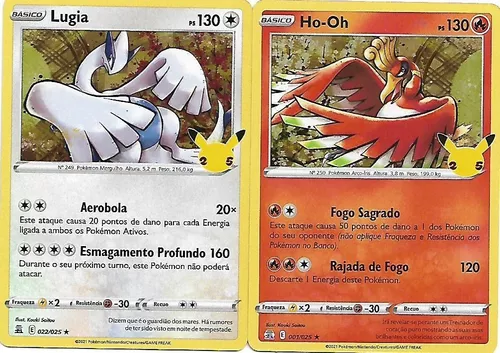 Carta Pokémon Lendário Lugia Luminescente Sol E Lua 82