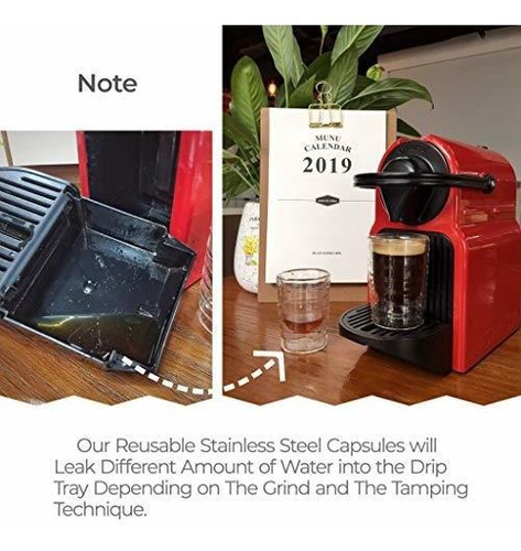 Capsula Nespresso Reutilizable Vaina Rellenable Acero