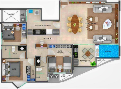 Imagem 22 de 30 de Edifício Studio Design Apartamento Com 2 Quartos Na Jatiúca Em Maceió - Ap0022