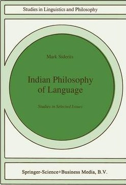 Libro Indian Philosophy Of Language : Studies In Selected...