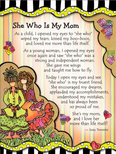 Caballete En Miniatura Con Imán: She Who Is My Mom, 3.6 X