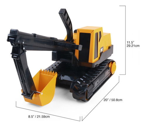 Excavadora De Acero Cat De Juguete De Construcción Con Alta