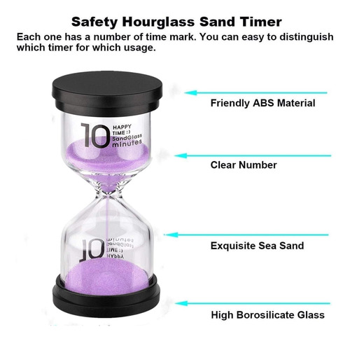 Reloj De Arena Con Temporizador De Arena De 10 Minutosreloj