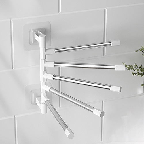 3 Toallero De Baño Montado En La Pared Colgador De 2 Polos