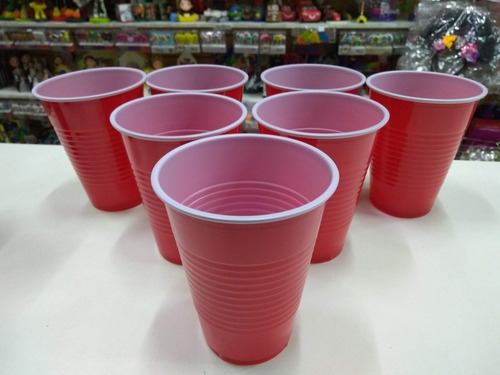 Imagen 3 de 4 de Vaso Previa Beer Pong 500cc Plastico Grande X25 Unidades