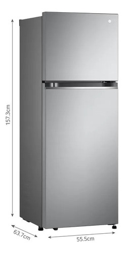 Refrigeradora LG Gt24bpp 241l Plateado Plateado