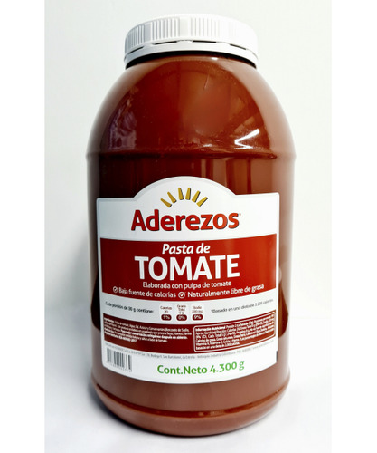 Pasta Tomate 4300g Aderezos - g a $20