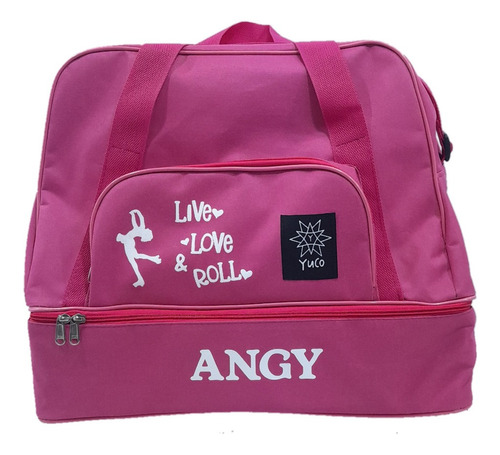 Imagen 6 de 9 de Bolso Patin Artistico Cajon Rigido + Personalizacion | Yuco
