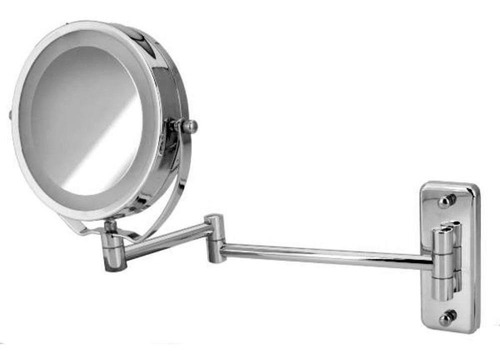 Espelho Articulado 360º Com Luz Led Aumento 5x Maquiagem Top