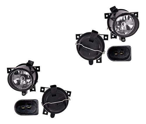 Kit Faros Niebla S/foco C/leds Volkswagen Pointer 06/09 Depo