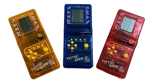3 Tetris Juguete Retro Videojuego Consola Brick Game 9999 