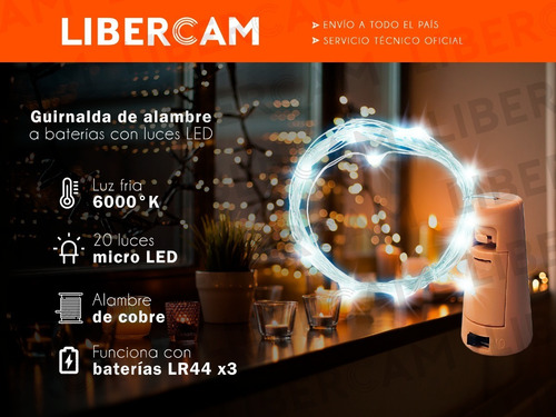 Imagen 3 de 10 de Guirnalda Alambre Corcho Botella Luz Luces Led Decoracion