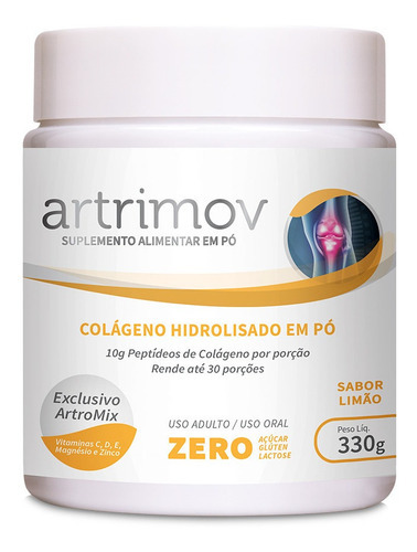 Artrimov Pó 330g - Colageno Hidrolisado Em P