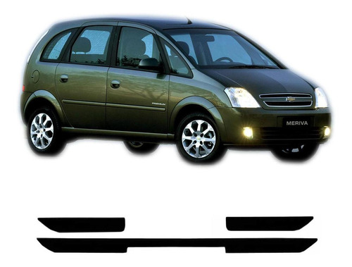 Friso Parachoque Gm Meriva 2002 A 2012 Frente E Tras 2515a