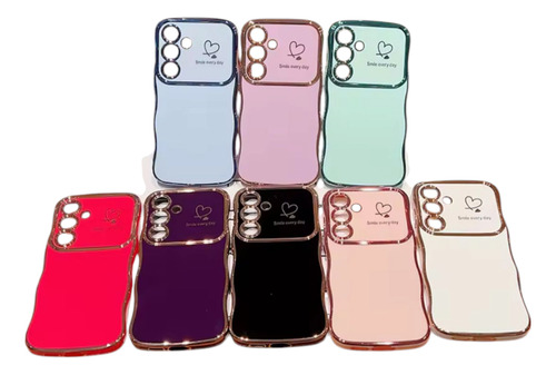 Funda Luxury Para Samsung S25+ S25 Plus Curva Importada Lila