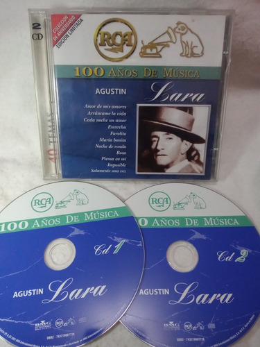 Agustín Lara 100 Años De Música Cd 