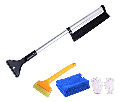 Raspador De Hielo En L Con Cepillo Para Coche, Suv, 2 En 1,
