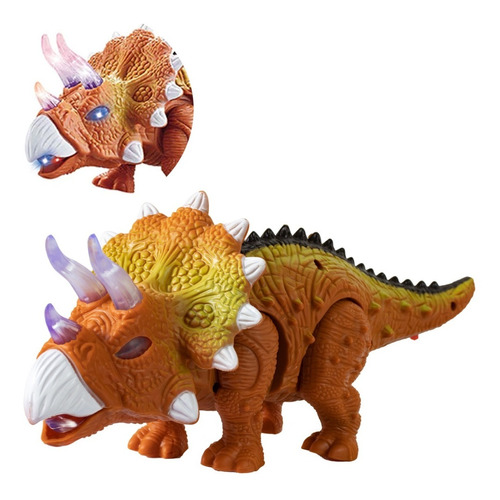 Dinosaurio Triceratops Con Movimientos Y Luces