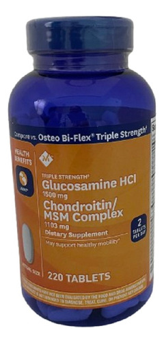 Glucosamine Hci Chondroitin Msm 220tabs Members Marks