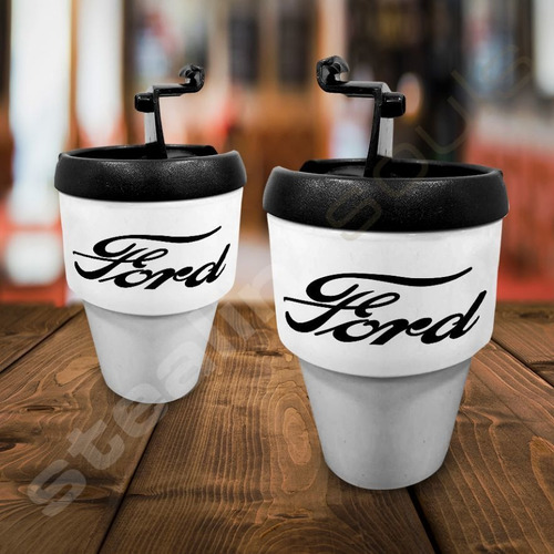 Imagen 1 de 2 de Vaso Termico Café | Ford #023 | V8 Shelby Rs St Ghia Falcon