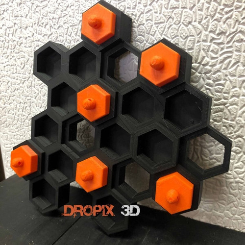 Imagen 5 de 11 de Porta Llaves Hexagonal