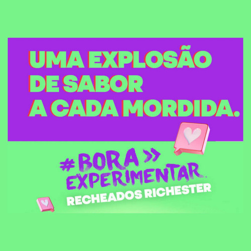 Kit Com 5 Biscoitos Recheado Richester Chocolate Branco