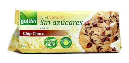 2pz Galletas Gullon Chip Choco Zero Sin Azúcares Diet Nature