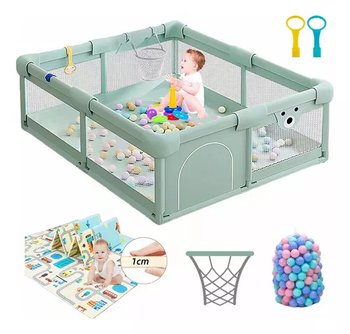 Corral Corralito Infantil Plegable para Bebes y Niños con Panel de Juegos -  Promart