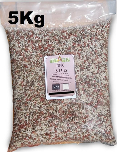 Fertilizante Npk 15 15 15 - 5kg Arvores, Frutiferas, Jardina