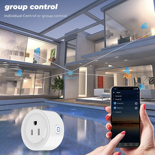 Dqst Enchufe Inteligente Wifi Smart Plug Compatible Con