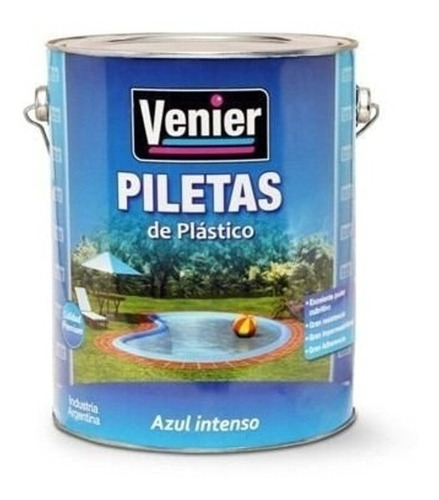 Pintura Para Piletas De Plastico Azul X 1 Lt Venier | Gran