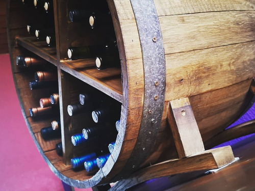 Imagen 3 de 7 de Cava De Vino De Barrica En Forma De Tonel !