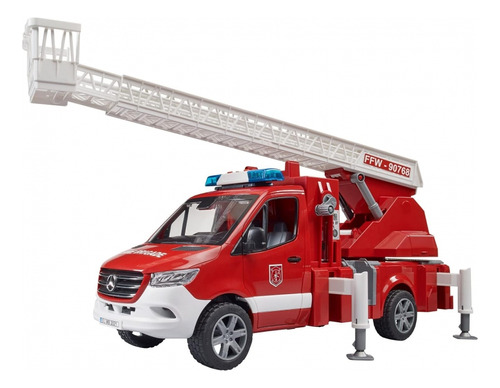 Bruder 02673 Mb Sprinter Fire Engine With Ladder, Waterpump