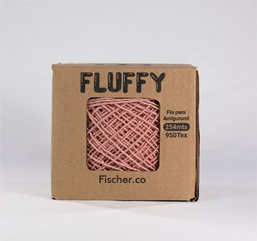 Fio Fluffy 254 Metros - Fischer Fios Cor Rosê