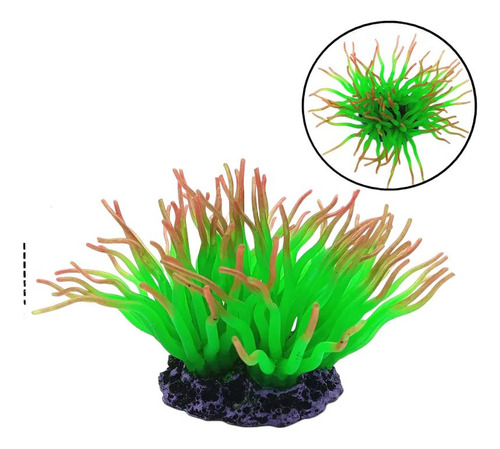 Coloridas Flores De Simulación Para Decorar Peceras De Acuar