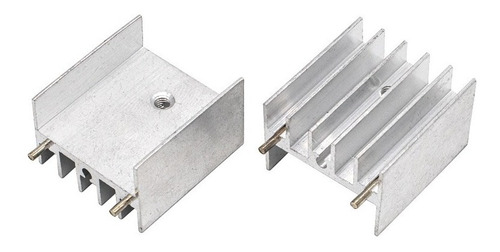 5 Pzas Disipador De Calor 25 X 23 X 16 Mm To-220 Transistor