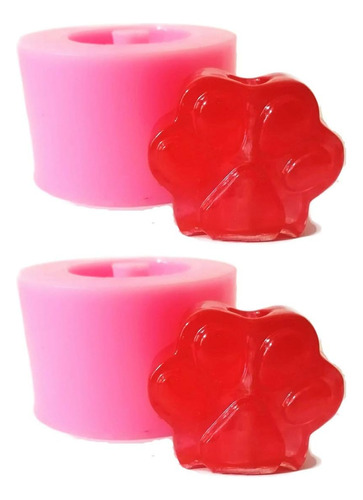 Allinlove 2 Pcs Formas De La Pata Molde De Silicona De Toppe