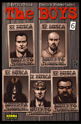 The Boys 6, De Ennis, Garth. Editorial Norma Editorial, S.a., Tapa Blanda En Español