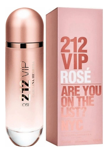 212 Vip Rosé Feminino Eau De Parfum 125ml 